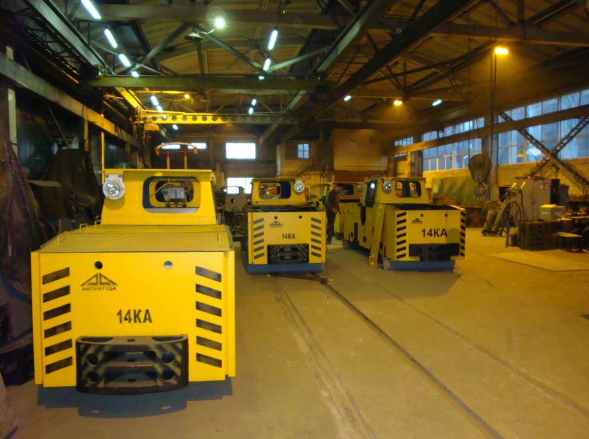  Video: Mine electric locomotives produced by Amplitude Plant